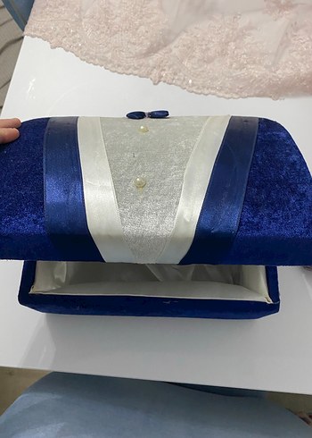 Parlak Mavi Nakışlı Erkek Sandık - Görsel 2