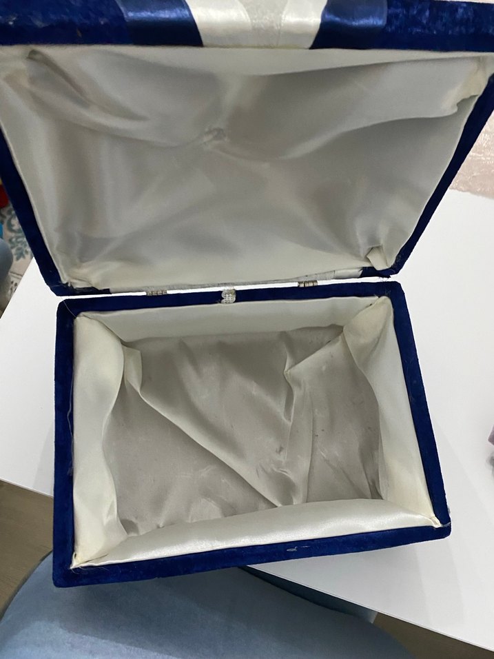 Parlak Mavi Nakışlı Erkek Sandık - Görsel 5