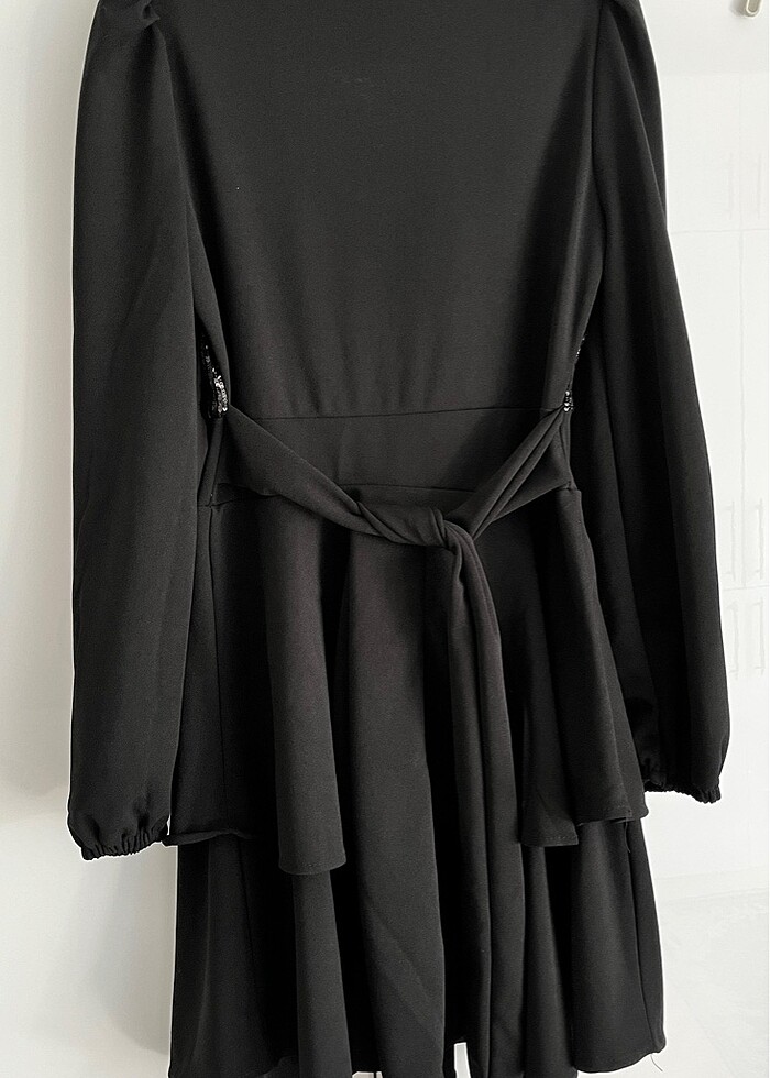 Siyah abiye elbise - Görsel 2