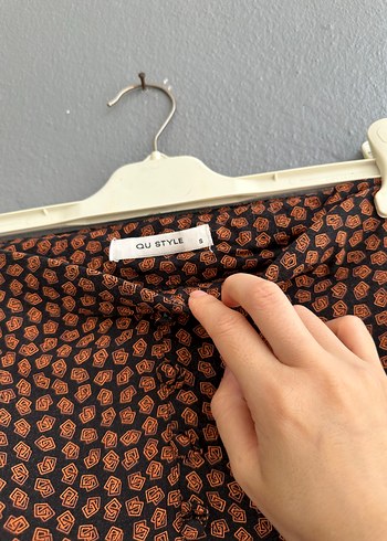 Zara Uzun Pilili Kahverengi Kadın Etek