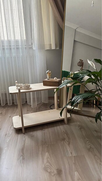  Beden ???? El Yapımı Ahşap Plak ve Dekor Sehpası ????