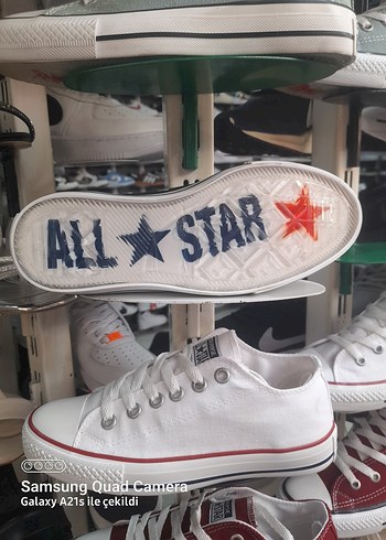 37 Beden Converse Siyah Kadın Sneaker