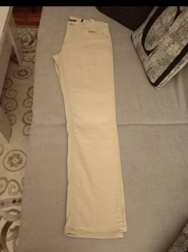 Bej Regular Fit Erkek Pantolon koton - Görsel 3