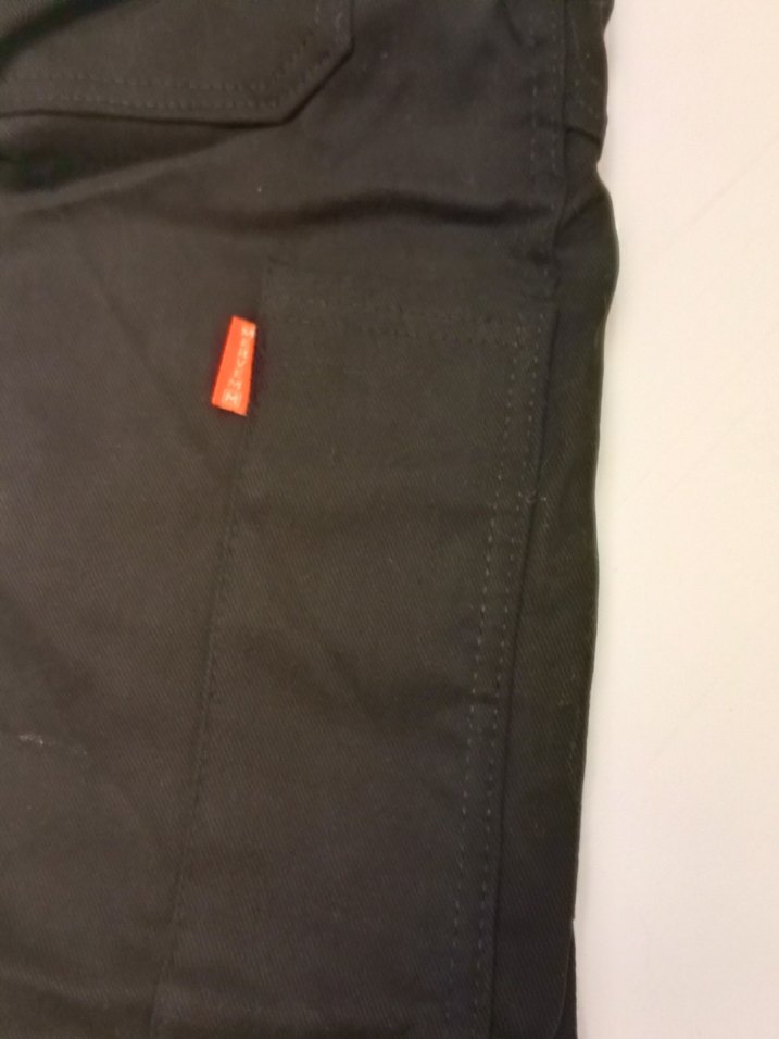 Erkek Siyah Kemerli Street Wear Pantolon.İş pantolonu - Görsel 3