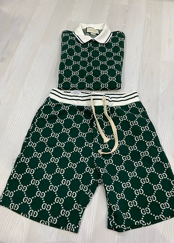 Yeşil Baskılı Erkek Kısa Kollu Pijama Takımı - Görsel 3