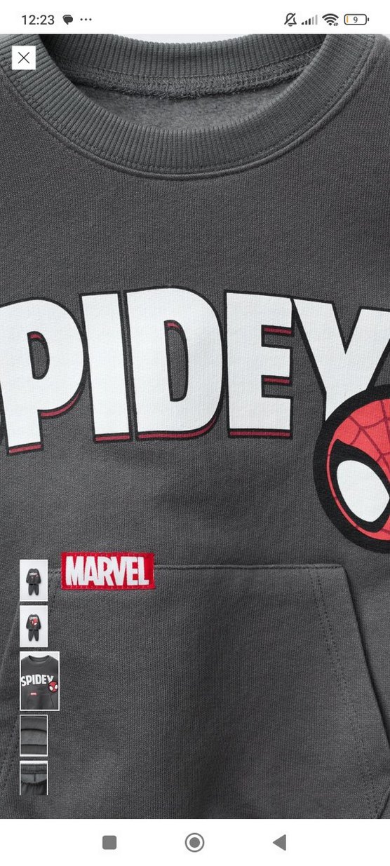 ZARA SIFIR ETİKETLİ KALIN SPİDERMAN SPİDERMAN TAKIM - Görsel 2