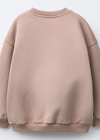 ZARA SIFIR ETİKETLİ KIZ ÇOCUK KALIN SWEATSHİRT 5 YAŞ - Görsel 2