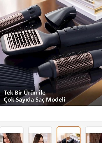 Philips Philips Saç Şekillendirici Seti 5 Aparatlı Kahverengi