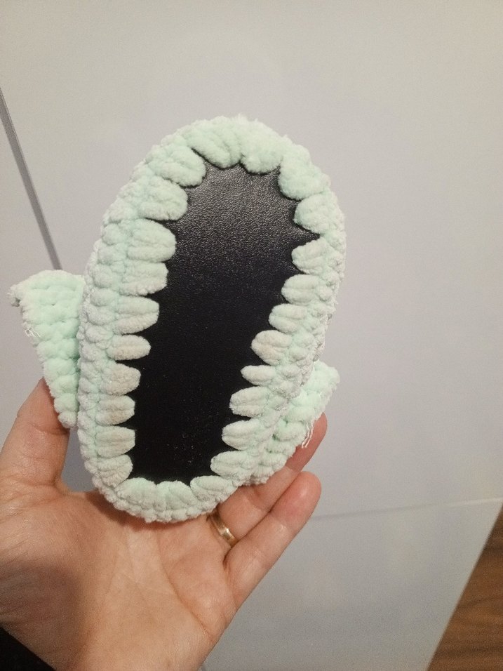 Gri Nakışlı Erkek Bebek Örgü Patik - Görsel 4