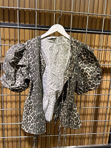 s Beden Zara Leoparlı Bluz