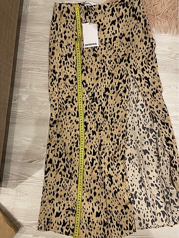 Bershka Bershka leopar midi etek
