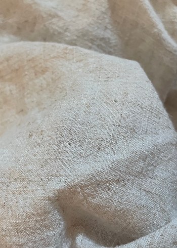 Stradivarius Bej Kemerli mini Keten şort Etek