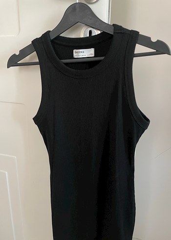 Siyah bisiklet Yakalı Kadın bodycon elbise