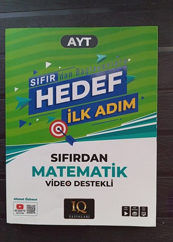Sıfırdan Hedef İlk Adım AYT Matematik Kitabı