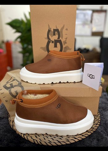 UGG Kahverengi Kürklü Kadın Dolgu Topuk Bot