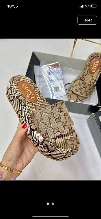 Gucci Hasır Degay Terlik