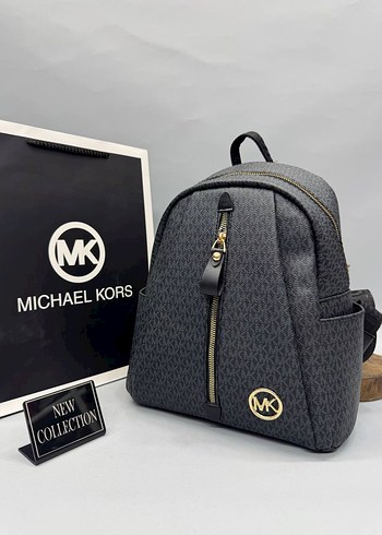 Beden kahverengi Renk Michael Kors Baskılı Kahverengi Deri Sırt Çantası