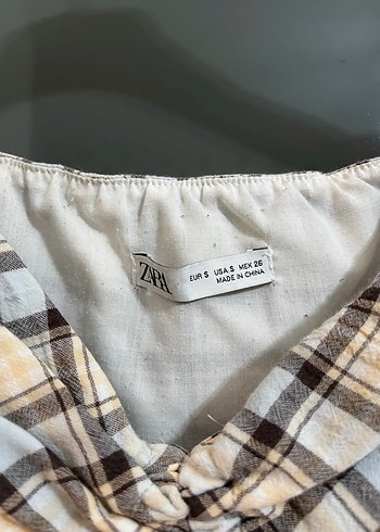 Uzun Kollu, Pileli Kısa Kesim Kadın Bluz - Görsel 2