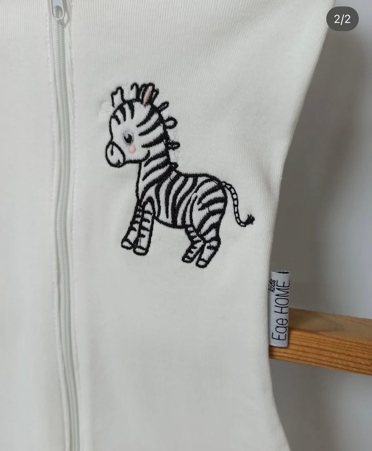 2 adet bebek fermuarlı kundak - Görsel 2