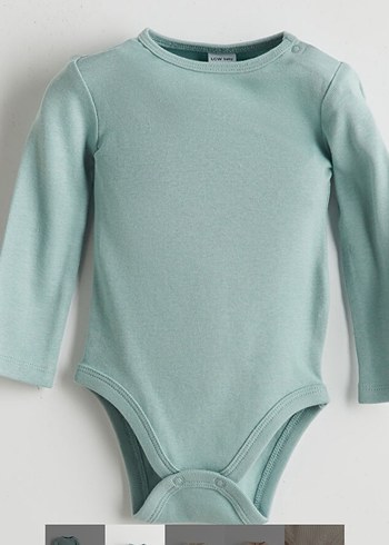 Erkek Bebek Uzun Kollu 3 lü  Pamuklu Body - Görsel 2