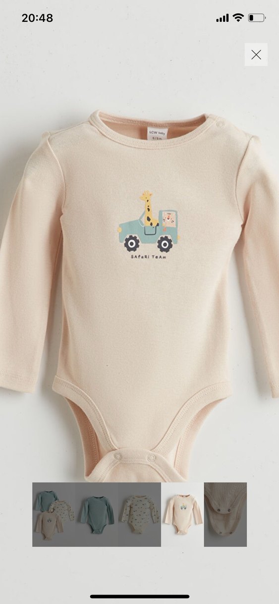 Erkek Bebek Uzun Kollu 3 lü  Pamuklu Body - Görsel 4