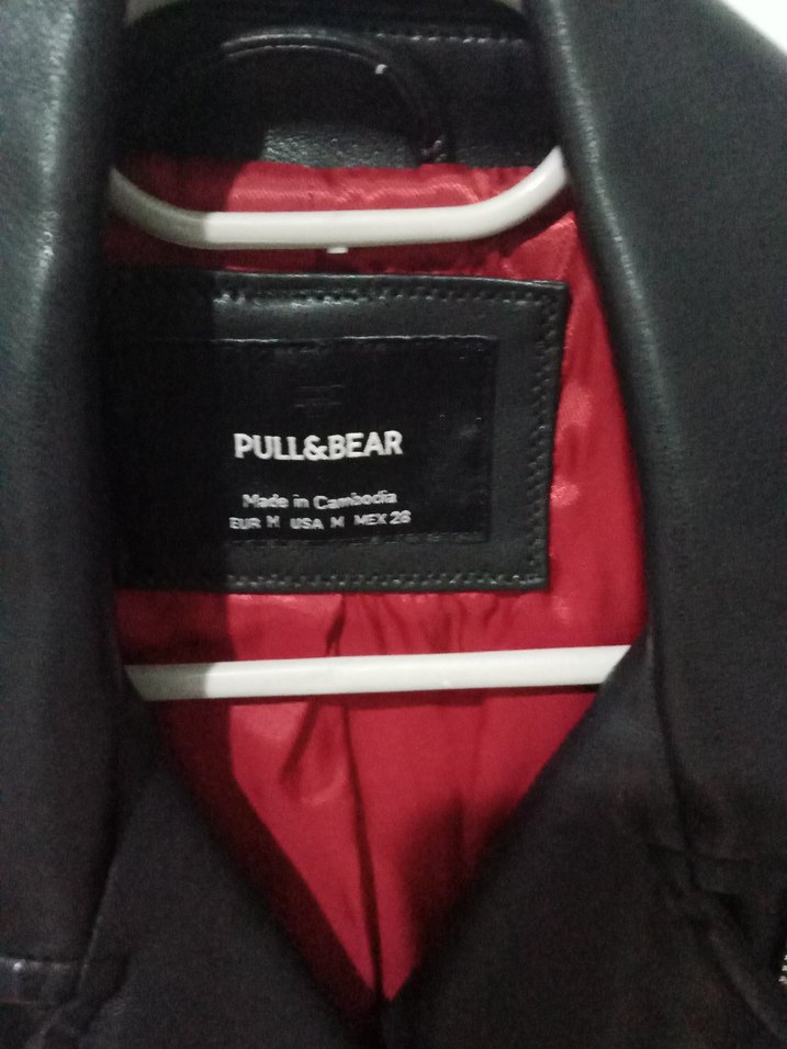 Kadın Siyah Deri Biker Ceket - Görsel 5