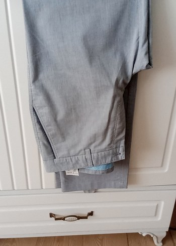 Gri Erkek Kot Pantolon - Regular Fit, Kemerli