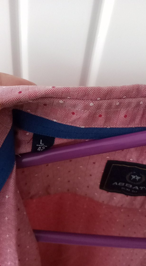 Düğmeli Pembe Erkek Gömlek - Görsel 2