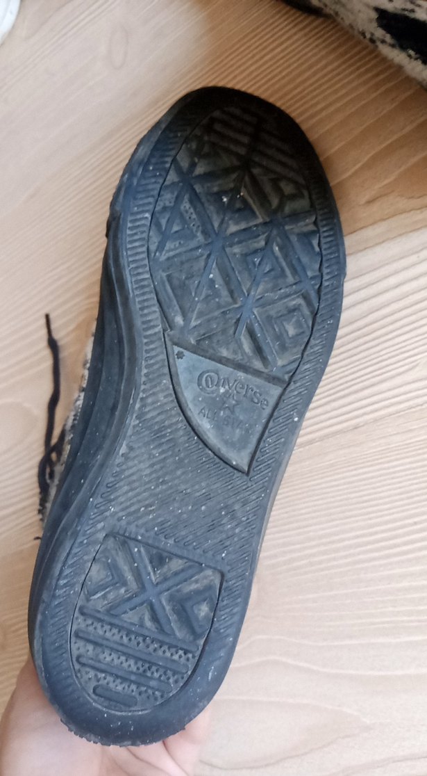 Converse Kadın Gri Yılan Desenli Kürklü Sneaker - Görsel 4