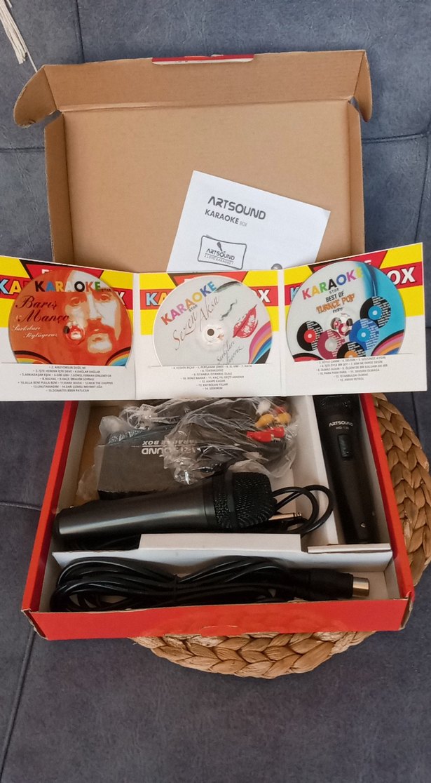 ArtSound Karaoke Box Mini Ses Mikseri - Görsel 2