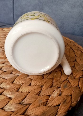 Sarı Desenli Seramik Kupa - Görsel 3