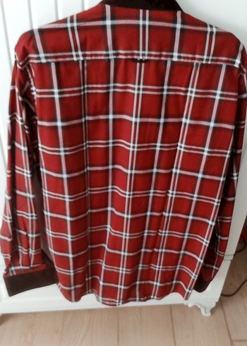 Bordo Kareli Uzun Kollu Erkek Gömlek - Görsel 5