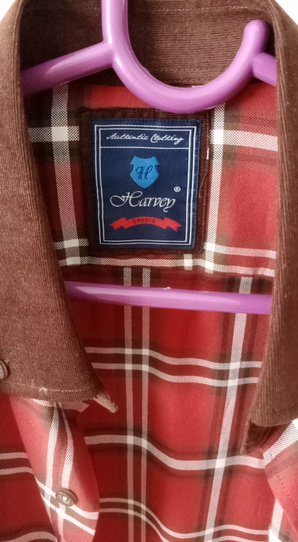 Bordo Kareli Uzun Kollu Erkek Gömlek - Görsel 2