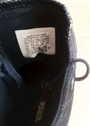 Converse Siyah Yılan Desenli Spor Ayakkabı - Görsel 5