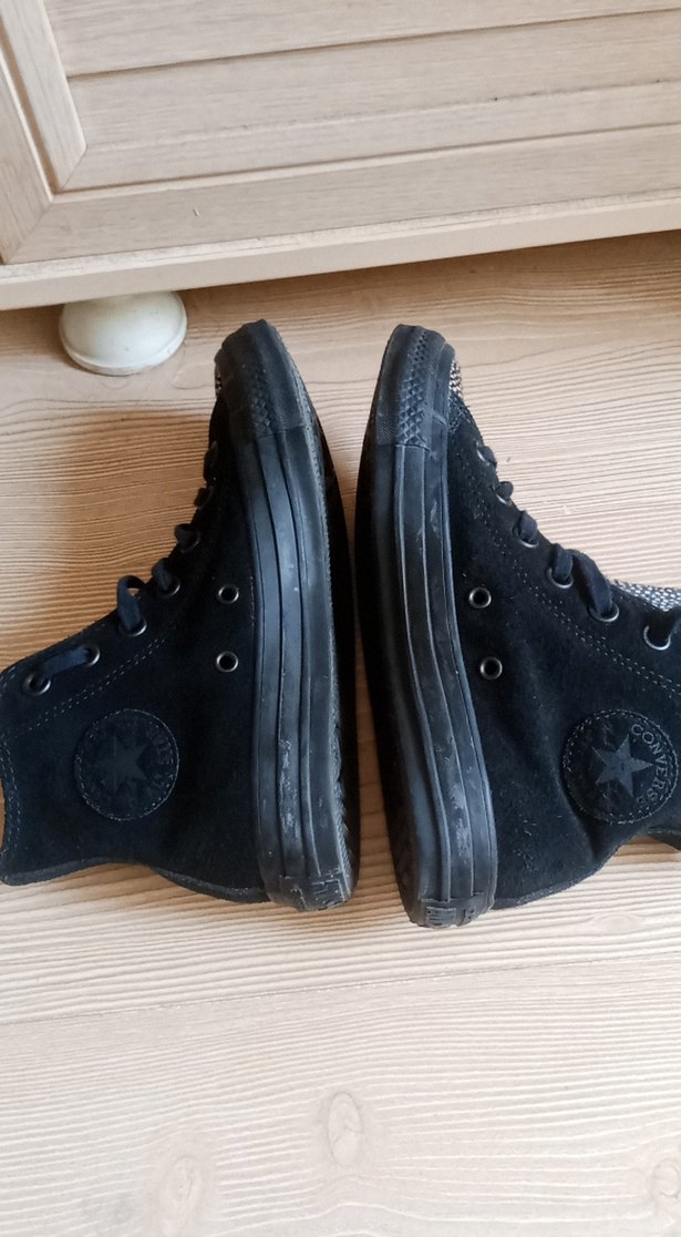 Converse Siyah Yılan Desenli Spor Ayakkabı - Görsel 3