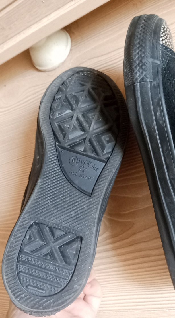 Converse Siyah Yılan Desenli Spor Ayakkabı - Görsel 4