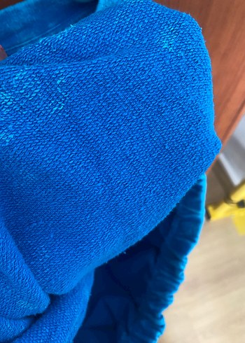 universal Beden mavi Renk Renkli Batik Desenli Kot Sweatshirt