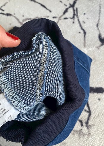 Koyu Mavi Erkek Çocuk Kot Pantolon likralı - Görsel 5