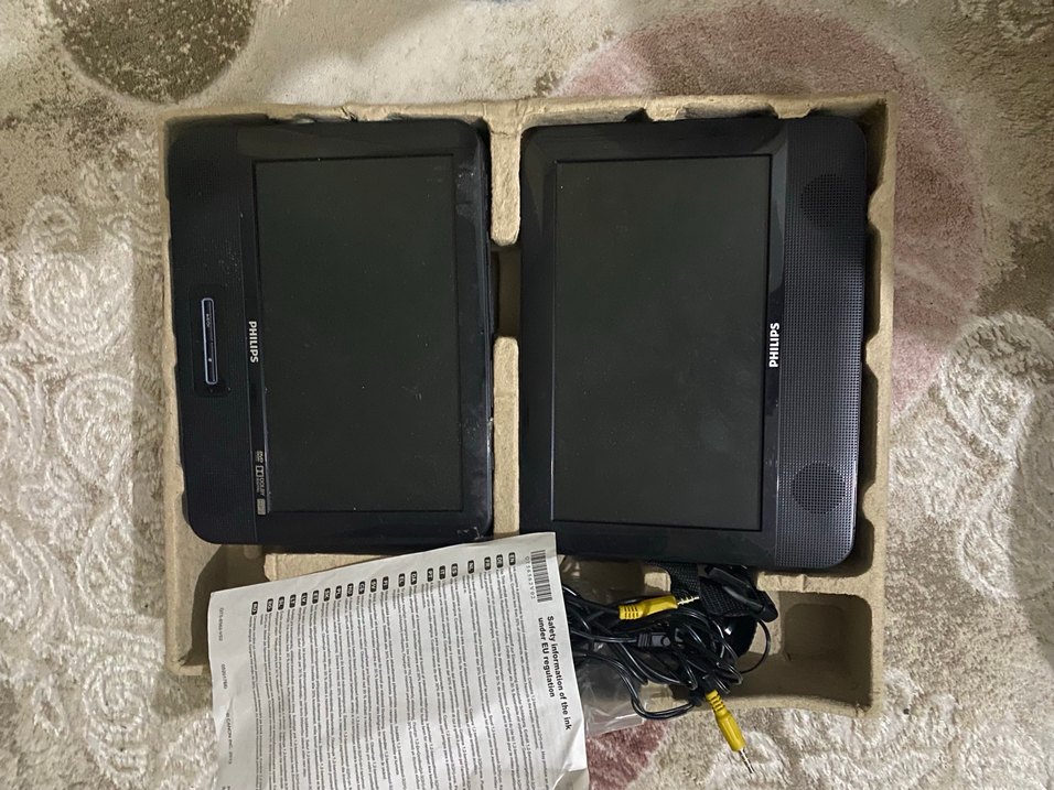 Philips Taşınabilir Çift Ekranlı DVD Monitör tablet - Görsel 4