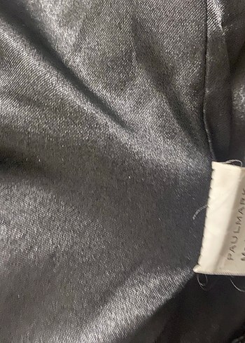 Düğmeli Gri Kareli Midi kaban - Görsel 5