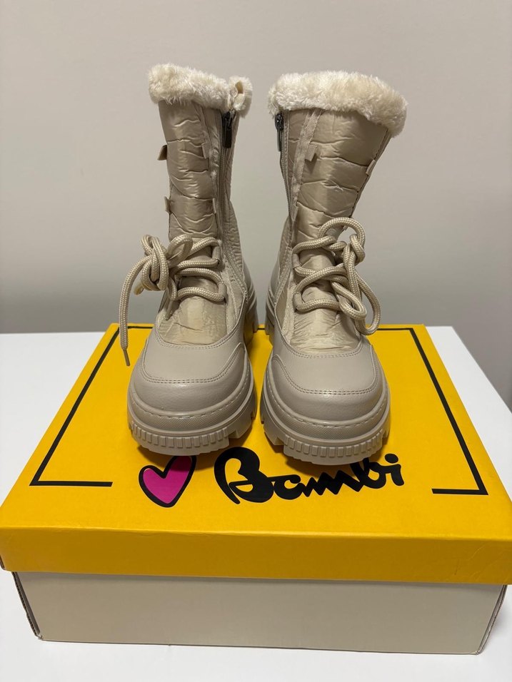 Bej Kürklü bambi bot - Görsel 2