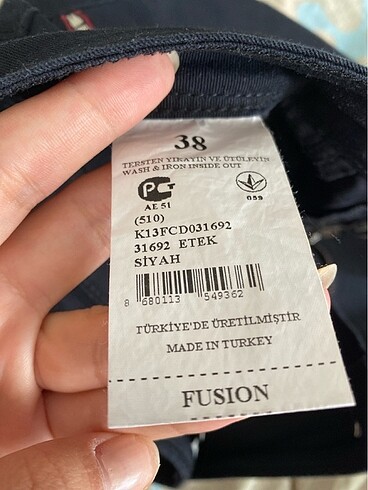 38 Beden Siyah kot etek