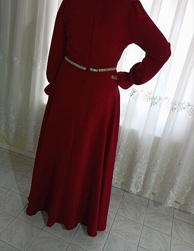 42 Beden bordo Renk Bordo elbise