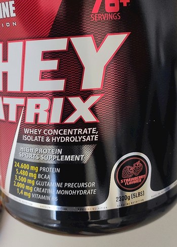 Hard Line Nutrition Whey Matrix Protein Tozu Kırmızı