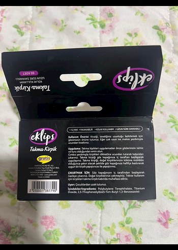 Hafif Takma Kirpik Seti - Görsel 2