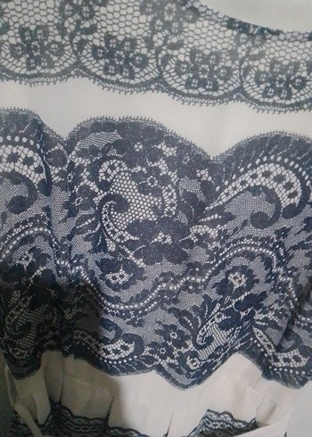 Dantel Detaylı Bohem Midi Elbise - Görsel 2