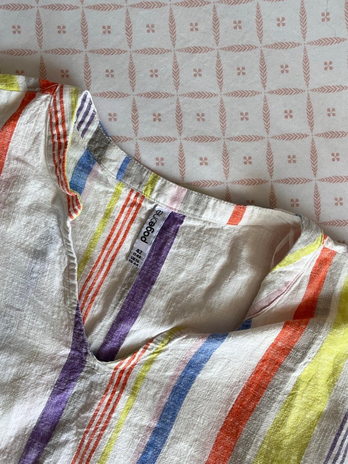 Kadın Çok Renkli Uzun Bağlamalı Elbise - Görsel 5