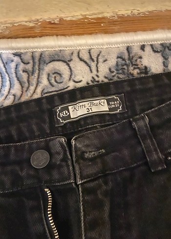 Siyah Bol Kesim Midi Boy Kot Pantolon - Görsel 3