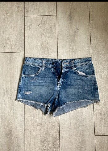 Mavi Kadın Denim Mini Şort