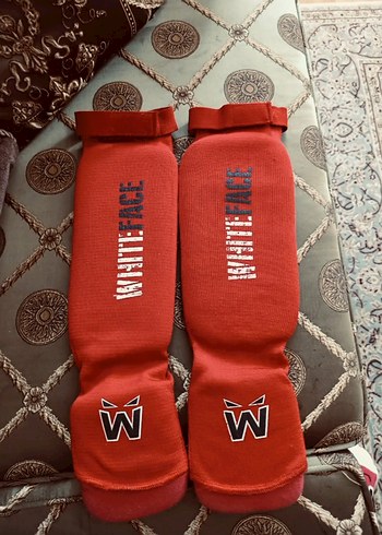 kırmızı kaval koruyucu kick boks. - Görsel 2